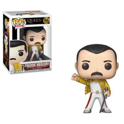 Funko POP! Queen Freddie Mercury Figure #96 1986 Wembley Stadium Outfit PreOrder