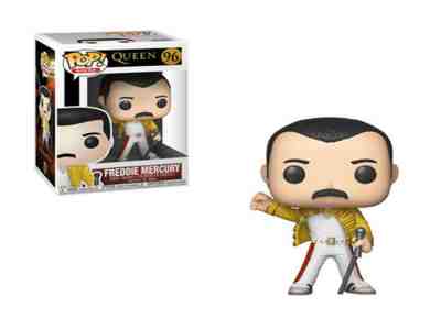 FUNKO POP! ROCKS QUEEN FREDDY MERCURY WEMBLEY 1986 POP FIGURE (PREORDER)