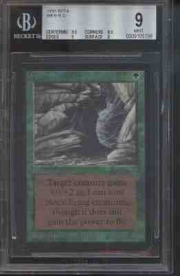 1993 Web Magic the Gathering MTG Beta BGS 9 Mint