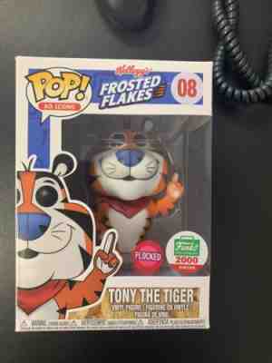 Exclusive Funko POP Ad Icons Frosted Flakes TONY THE TIGER FLOCKED Limited 2000!