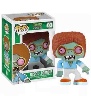 Funko POP! Plants VS. Zombies Disco Zombie #03 (Rare/Vaulted) 2012 Free Shipping