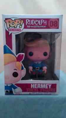 FUNKO POP! HOLIDAYS HERMEY #08 RARE/VAULTED RUDOLPH THE RED NOSED REINDEER