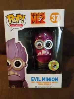 Funko Pop DESPICABLE ME 2 METALLIC EVIL MINION SDCC 2013 (limited 480pcs)