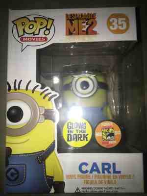 Despicable Me 2 Funko POP! Vinyl Carl Glow in the Dark GITD SDCC 2013 LE 1008