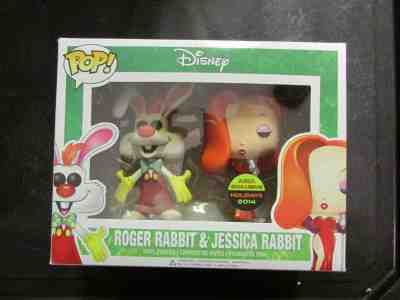 Funko Pop! Disney Roger Rabbit and Jessica Rabbit 2014 Asia Toy Tokyo Exclusive 