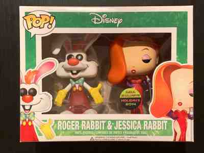 Funko Pop! Disney - Roger Rabbit & Jessica Rabbit - Asia Exclusive Holiday 2014