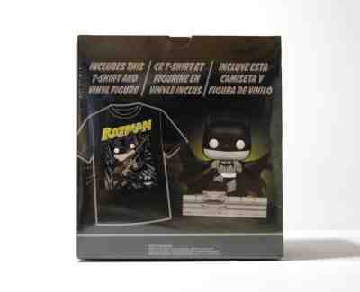 Funko Batman Jim Lee Black and White Hush Funko Pop XL T-Shirt Exculsive