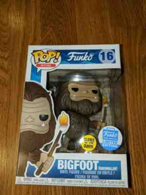 Funko Pop Bigfoot With Glow Marshmellow Stick New In The  