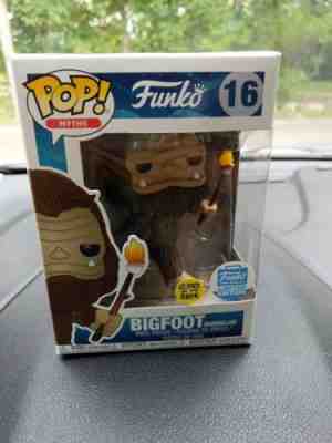 Pop Myths: Bigfoot With Glow Marshmellow Stick Funko Pop Exclusive 