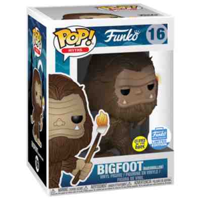 Funko Pop! Myths Bigfoot Glow Marshmellow Stick Shop Exclusive GITD Mashmallow