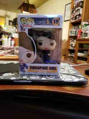 Funko Pop! Ad Icons#18 Singapore Girl, KrisShop Exclusive w/soft protector