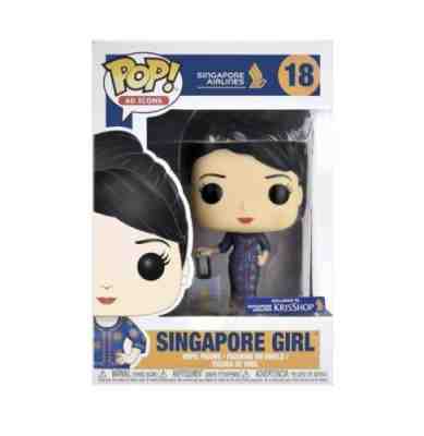 Funko POP! AD Icons Singapore Airlines Girl FREE PROTECTOR. In USA.  FREE SHIP