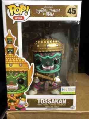 Tossakan Green #45 Funko Pop Asia Exclusive Thailand Toy Expo Box Issues See Pic