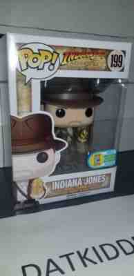 Funko Pop Vinyl Disney #199 Indiana Jones with Idol - 2016 SDCC Exclusive