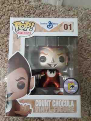 Funko Pop Metallic COUNT CHOCULA #01 SDCC 2011 480 Piece Exclusive!