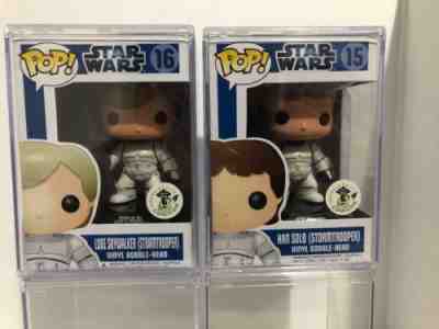 Funko Pop! Star Wars Luke Skywalker and Han Solo ECCC Stormtroopers 1000 piece