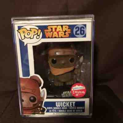 Funko Pop! Star Wars Wicket Flocked #26 Fugitive Toys Exclusive