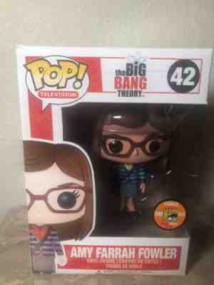 Funko Pop! Television Amy Farrah Fowler #42 (BROWN SHOES) 2013 SDCC 1 of 1008