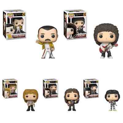 PREORDER Funko Pop Rocks Queen 92-96 5-Figure Set - Freddie Mercury 1986 Wembley