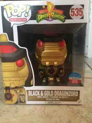 Funko Pop - Power Rangers Dragonzord (black and gold).  ToyTokyo NYCC exclusive