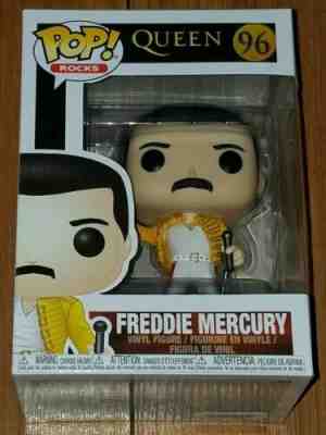 Funko Pop Rocks #96 Freddie Mercury Wembley 1986 Queen In Hand Now