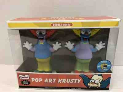 Simpsons Pop Art Krusty Blue Purple Shirt SDCC Only 240 Piece Count Rare 2007