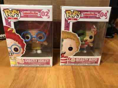 2 GARBAGE PAIL KIDS FUNKO POPS GHASTLY ASHLEY, BEASTY BOYD BRAND NEW L@@k