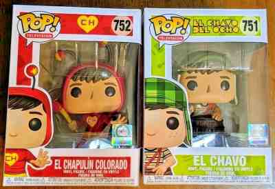 Funko Pop! TV: #751 El Chavo Del Ocho &  #752 El Chapulin Colorado