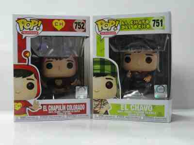 Funko Pop! TV: CH El Chavo 751 +  El Chapulin Colorado 752 Vinyl Figure New 