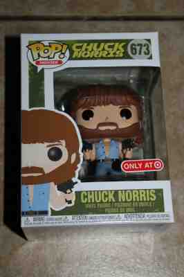 Funko Pop! Chuck Norris #673 RARE Target EXCLUSIVE - Walker Texas Ranger NEW