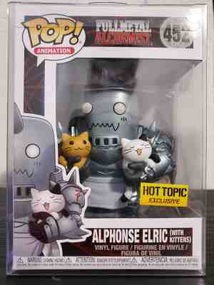 Fullmetal Alchemist Alphonse Elric With Kittens Hot Topic Exclusive w/protector