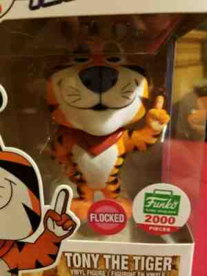 Funko Pop Frosted Flakes #08 Tony The Tiger Flocked 2017 Funko Shop Exclusive 