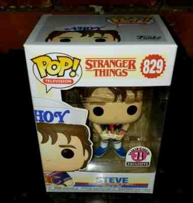 Funko Pop! Stranger Things Steve Baskin Robbins Exclusive IN HAND pop protector