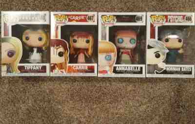 Funko Pop Horror Carrie Psycho Annabelle And Tiffany