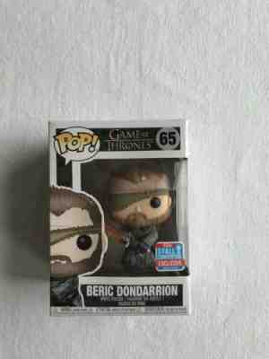 Funko Pop! Game Of Thrones Beric  Dondarrion. 2018 Fall Convention Exclusive New