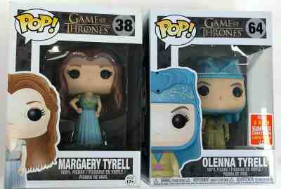 Pair 2018 SDCC Exclusive Ollena & Margaery Tyrell Game of Thrones Funko Figures