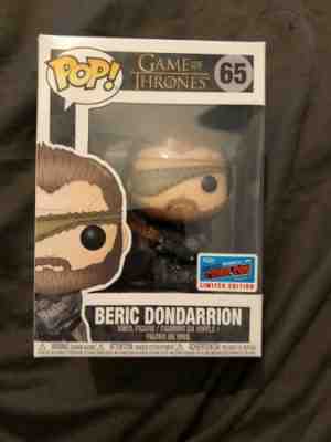 Funko Pop! Game of Thrones Beric Dondarrion #65 2018 NYCC Official Sticker