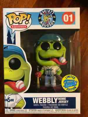 POP FUNKO FIELD WEBBLY Everett AquaSox 01 LE4000 RARE Pops Exclusive mascot New