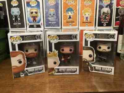 Funko Pop! Game Of Thrones Lot Of 3 Joffrey #14 Tormund #53 Ned Stark #02