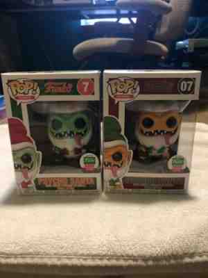 Funko Pop Psycho Santa Green And Yellow Funko Shop Exclusives