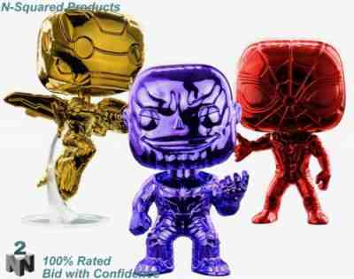 Funko Pop Infinity War Avenger Thanos Ironman SpiderMan 2018 Exclusive Australia