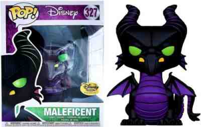 Funko POP! Disney Maleficent Dragon Exclusive Vinyl Figure #327 [Haunted Forest]