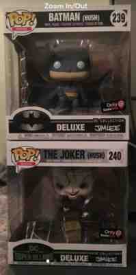 Gamestop Exclusive DC Collection By Jim Lee Batman Joker Hush Deluxe Funko Pop