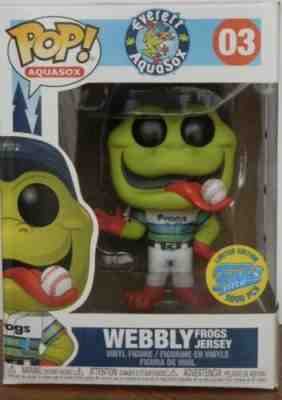 Pre Sale Funko Pop Everett Aquasox Webbly #3 Sga 6/21/19. Limited Edition