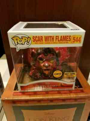 Funko Pop Chase Scar Flames In Hand Hot Topic Disney Lion King Exclusive