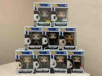 Funko POP! Movies THE TWILIGHT SAGA Lot 9 Pcs EDWARD BELLA JACOB JANE 