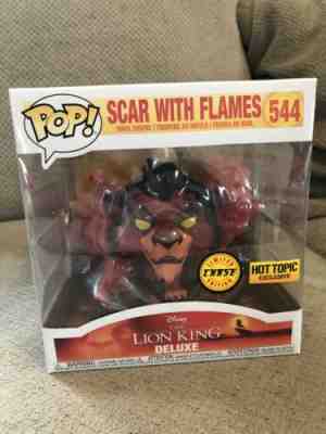 Funko Pop! Disney #544: Scar With Flames (Hot Topic Exclusive CHASE) IN HAND