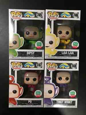 Funko Pop! Television Teletubbies 4-Pack (Funko-Shop Exclusive) #745 746 747 748