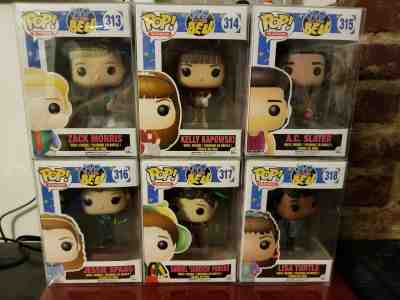 Funko Pop TV Saved By The Bell Set Zack Kelly Slater Jessie Screech Lisa