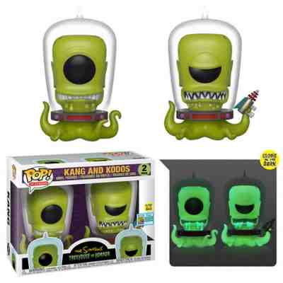 SDCC 2019 FUNKO POP! The Simpsons Kang and Kodos Official Comic Con 2 Pack